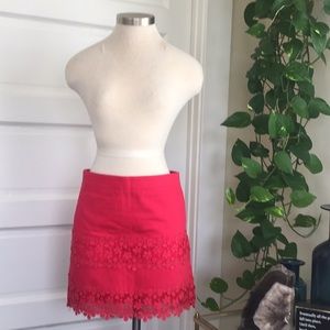 J Crew Coral Skirt